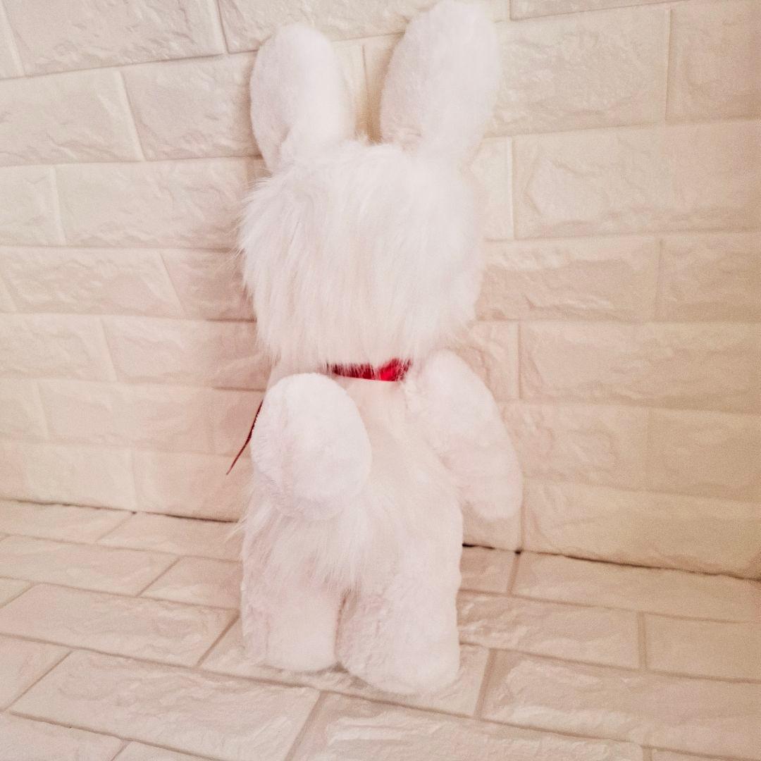 ぬいぐるみ、うさぎ、ハンドメイド、オリジナル、抱きしめられるサイズ、特大、リボン