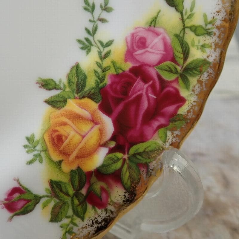 RU-6212　ロイヤル　アルバート　カントリーローズ　プレート　18㎝　6客。