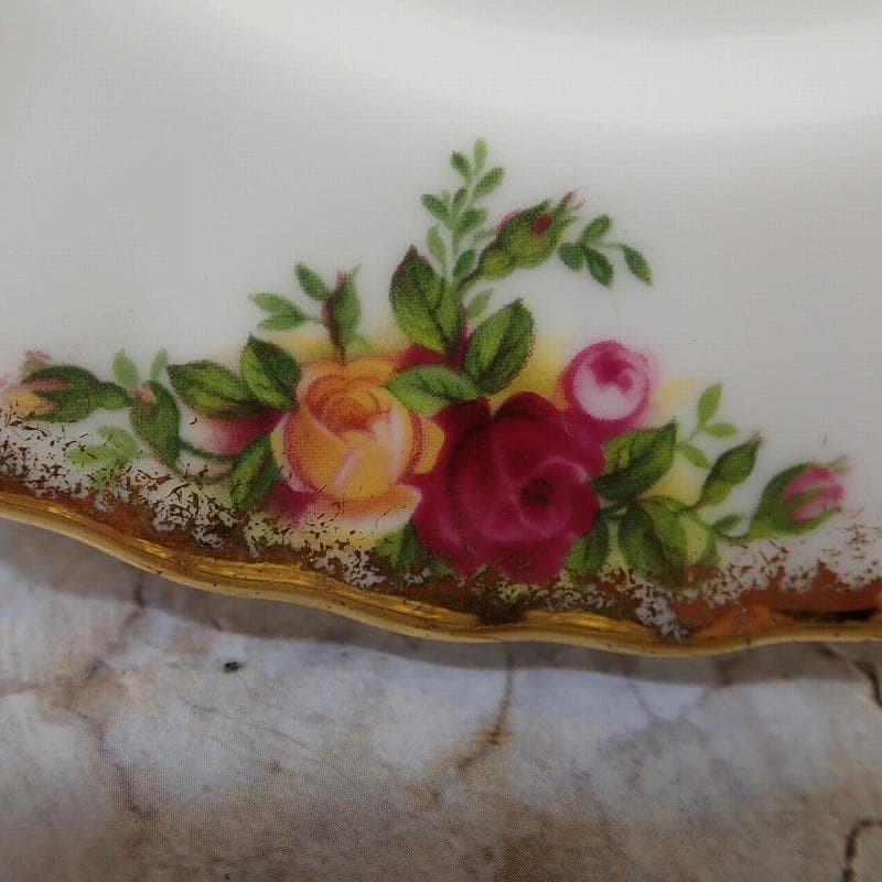 RU-6212　ロイヤル　アルバート　カントリーローズ　プレート　18㎝　6客。