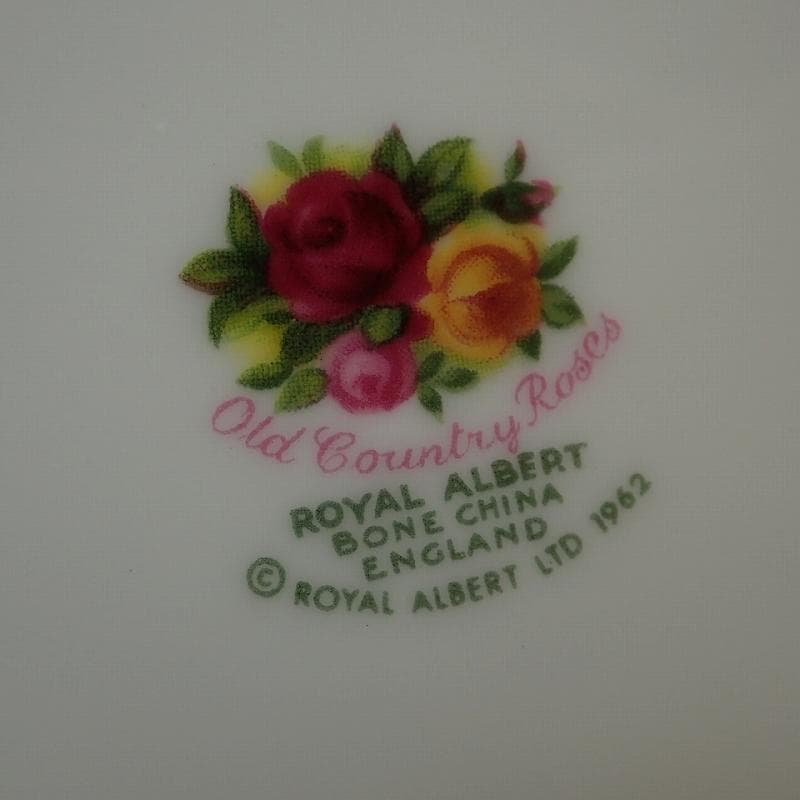 RU-6212　ロイヤル　アルバート　カントリーローズ　プレート　18㎝　6客。