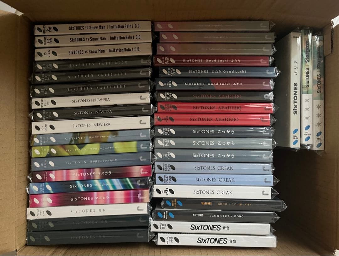 SixTONES CD 40枚まとめ売り(初回盤、期間限定盤多数)