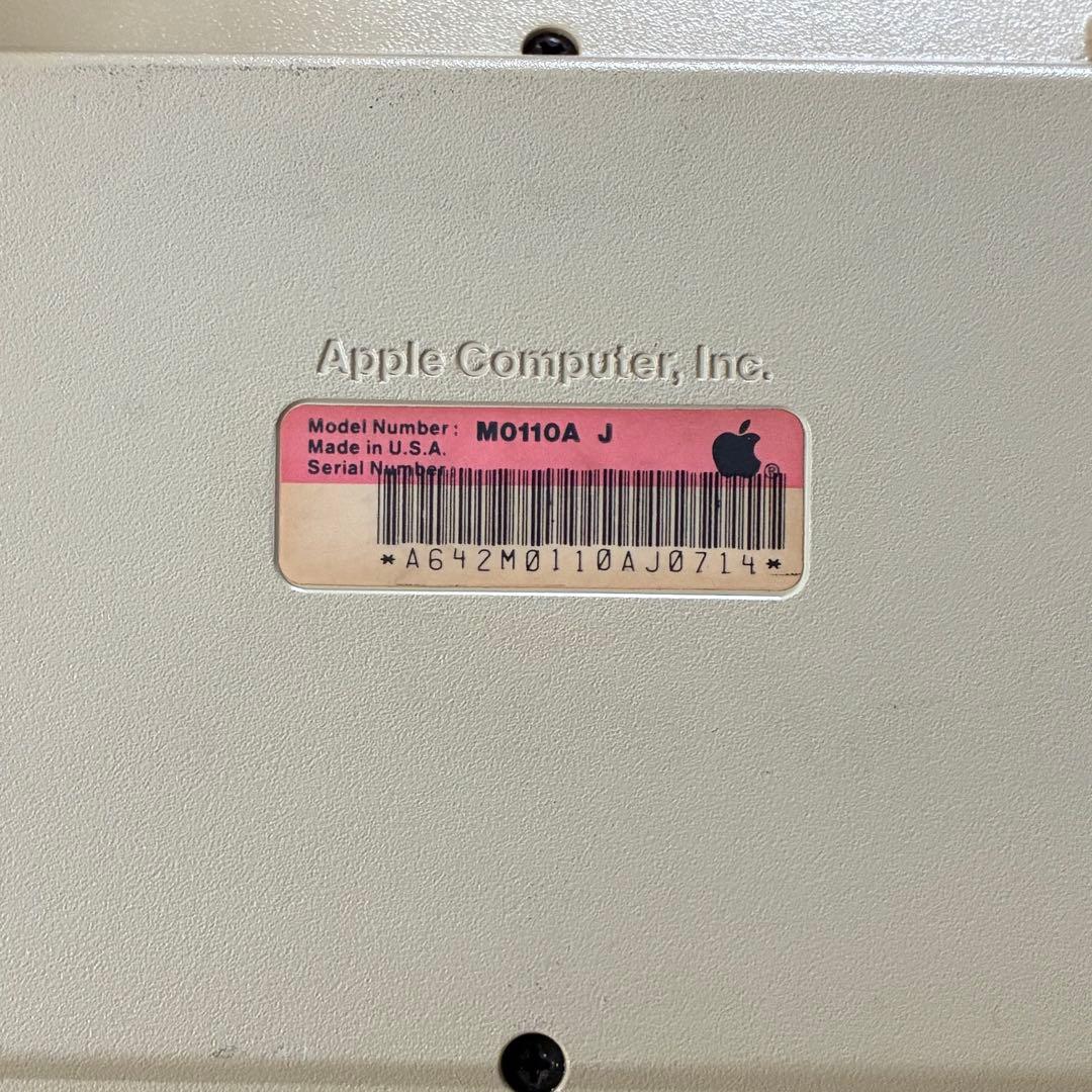 Apple Macintosh Plus 1Mb PC レトロ M0001A
