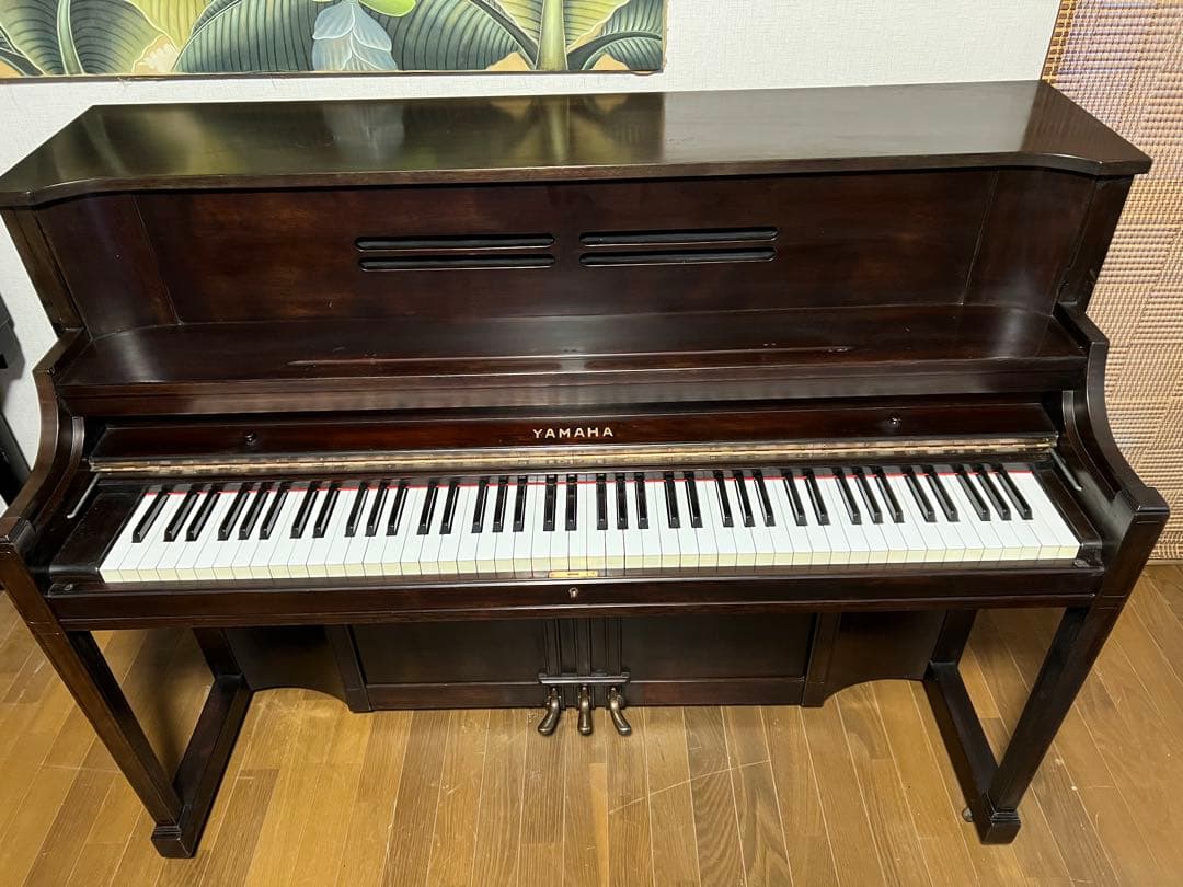 YAMAHA アップライトピアノ ダークブラウン