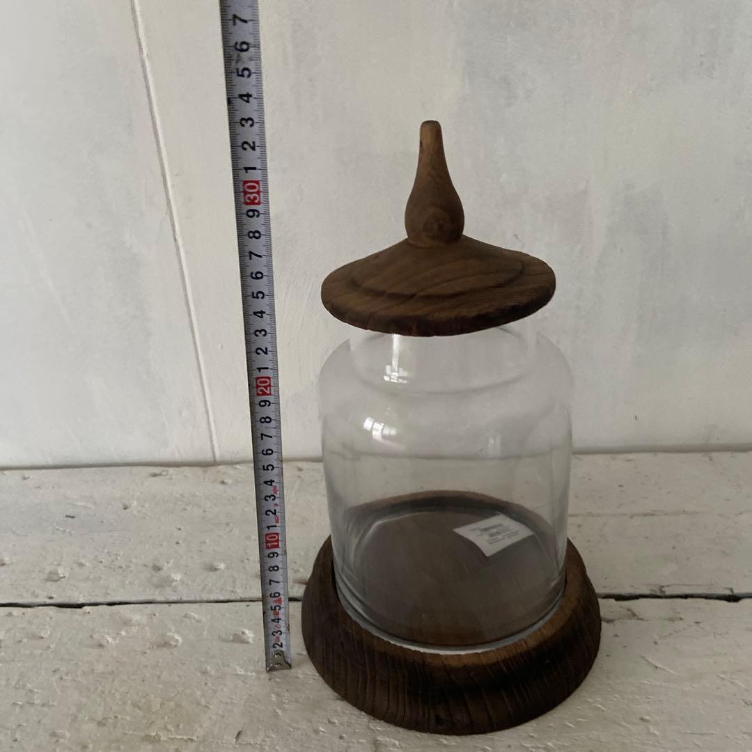 ガラスジャー　保存瓶　ウッドジャー　クラシカル　アンティーク風　spice