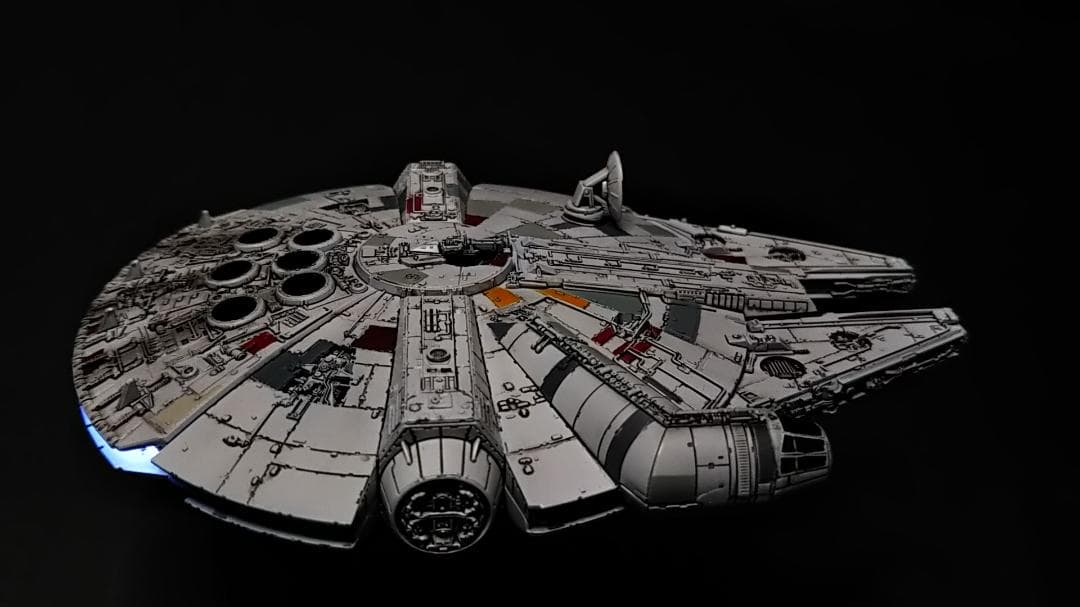 ミレニアムファルコン MF 電飾改修 　完成品 ビークルモデル　1/350
