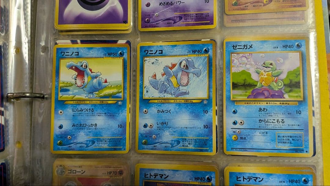 旧裏 + 初期 バインダー セット(バクフーン、サザンアイランド、ピカチュウ他)
