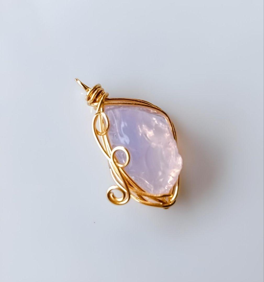 Kgf14 希少 アンダラクリスタル エンジェルオーロ ピンク 原石