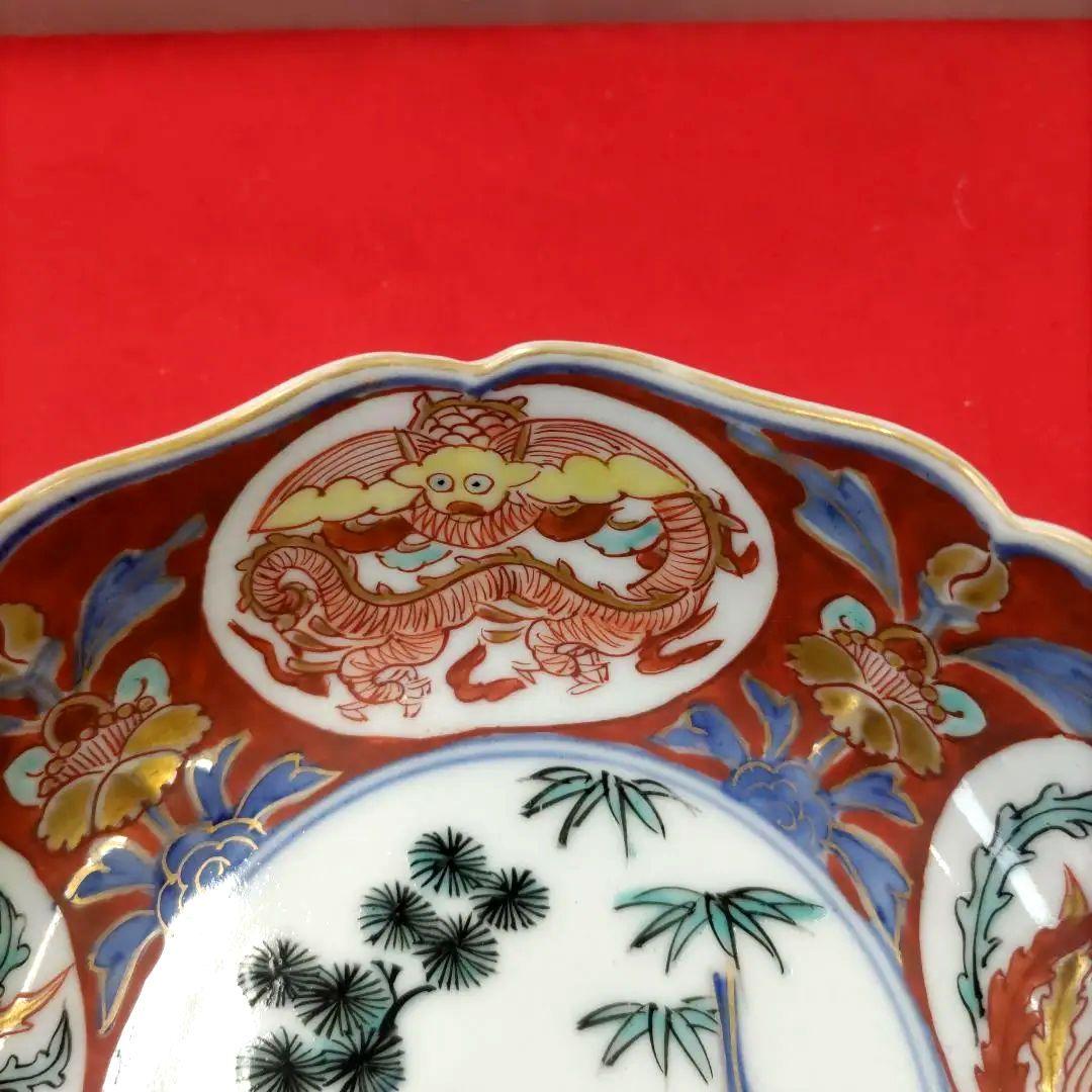 有田焼　伊万里焼　古伊万里　金彩　色絵　なます皿　小皿　小鉢　5寸皿5客セット①