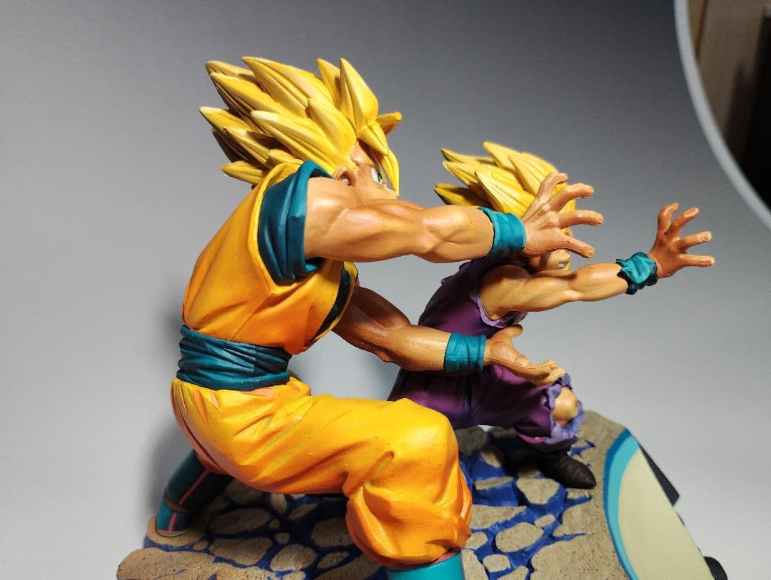 ドラゴンボールZ フィギュア プルーヴィー 親子かめはめ波 海外版 ジオラマ