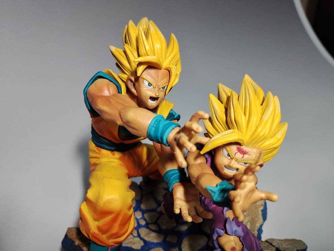 ドラゴンボールZ フィギュア プルーヴィー 親子かめはめ波 海外版 ジオラマ