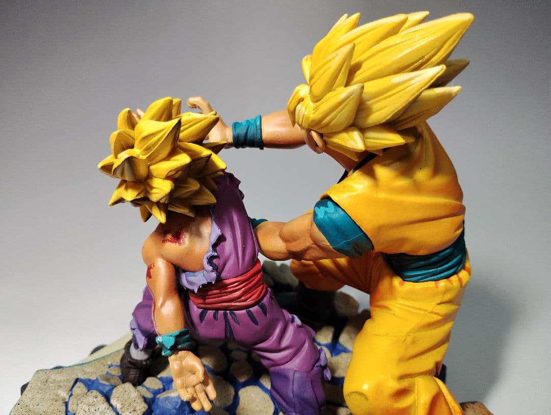 ドラゴンボールZ フィギュア プルーヴィー 親子かめはめ波 海外版 ジオラマ