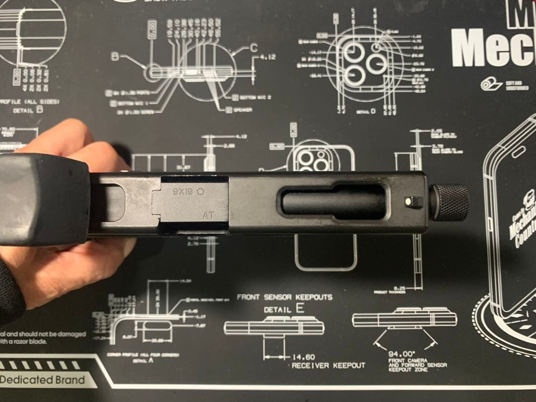 r*o様 東京マルイ Glock 18C ガスブロガン 9x19 光学サイト搭載