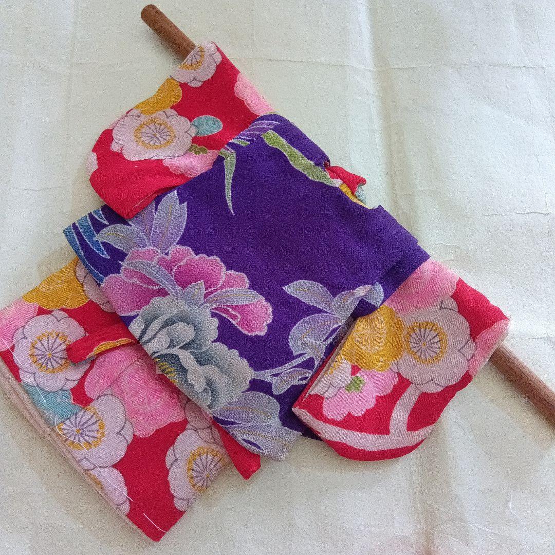 ミニチュア着物ハンドメイド4点セット