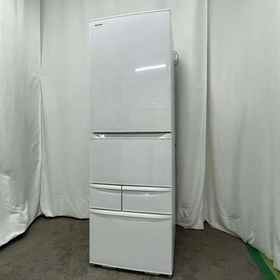 ⭕️設置無料⭕️　東芝　冷蔵庫　400ℓ　23年　極々美品　5ドア　右開き　中古