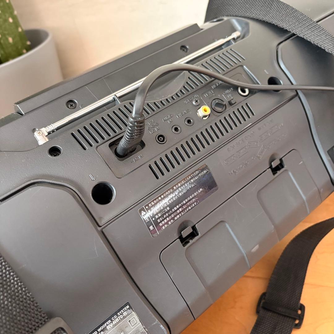 JVC RV-NB70-B ウーファー CD ラジカセ boombox