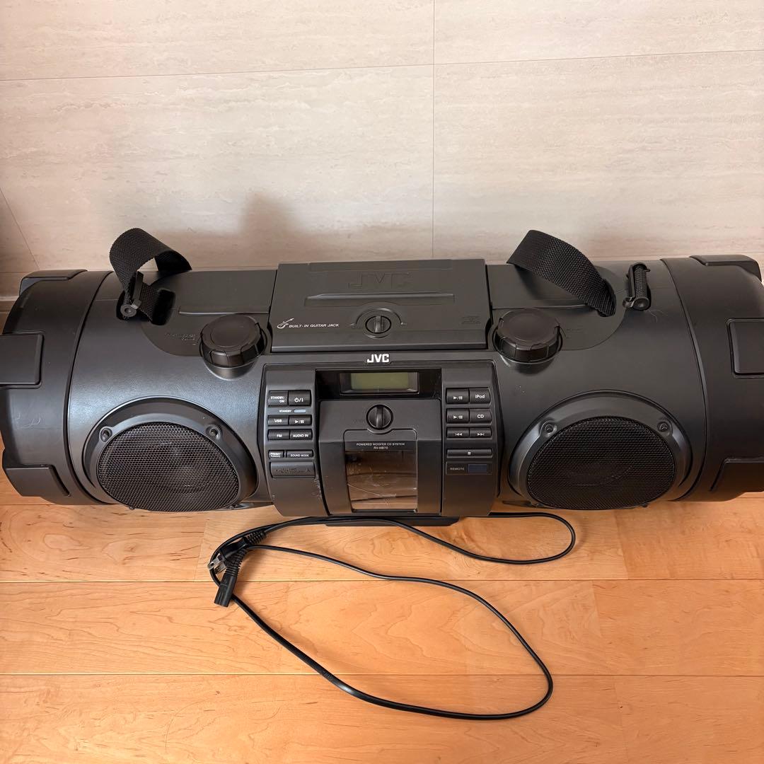 JVC RV-NB70-B ウーファー CD ラジカセ boombox