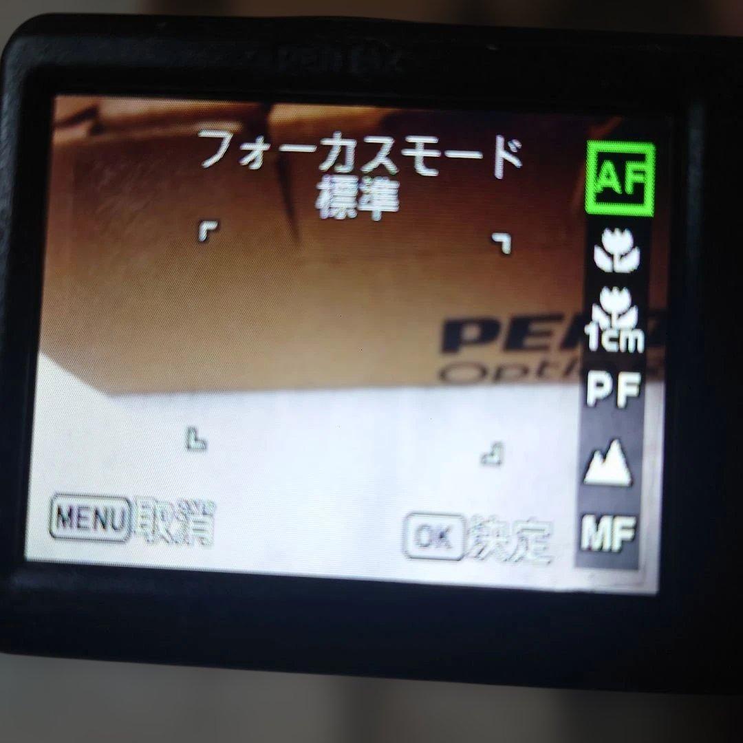 （理由あり商品）PENTAX デジタルカメラ 紫色 10倍ズーム