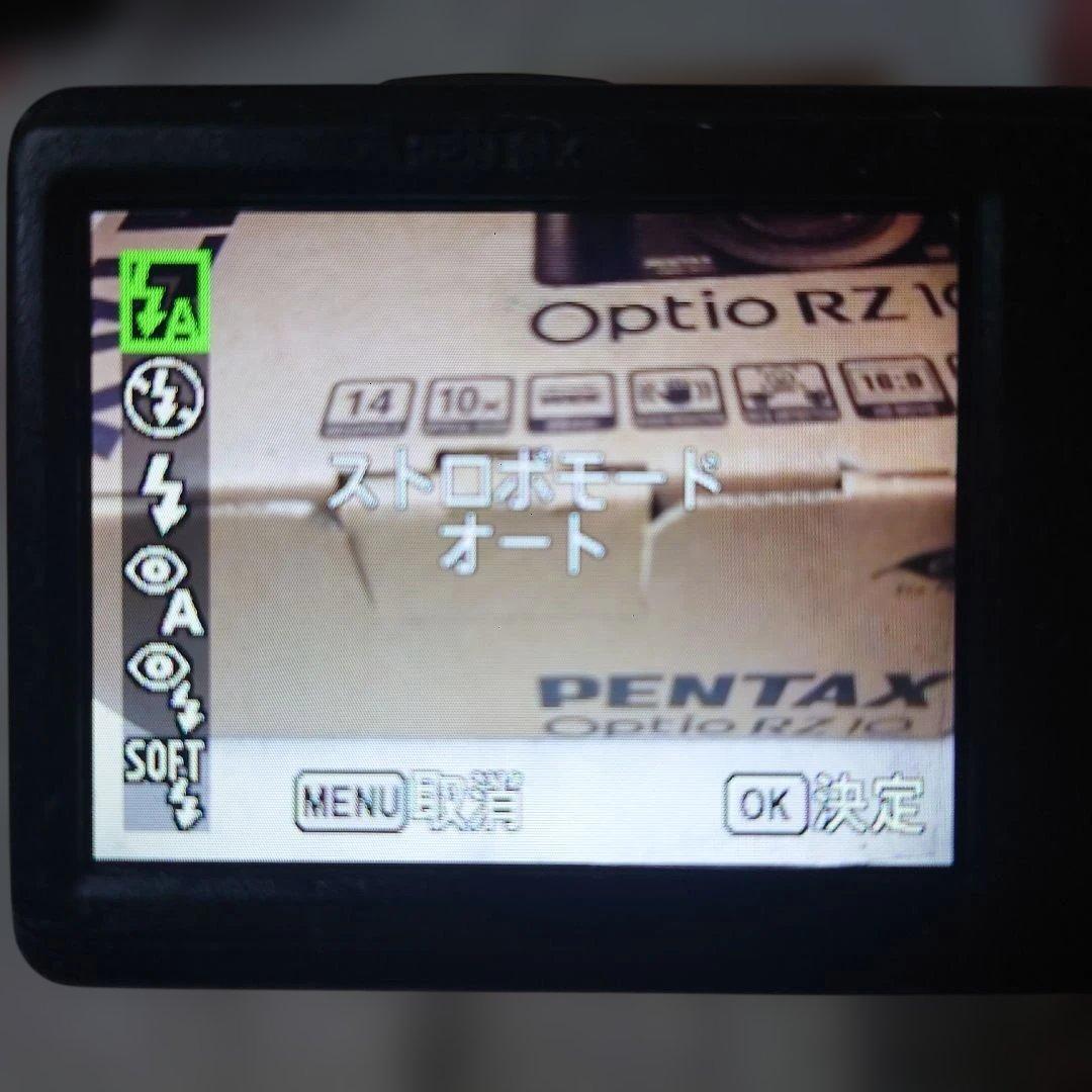 （理由あり商品）PENTAX デジタルカメラ 紫色 10倍ズーム