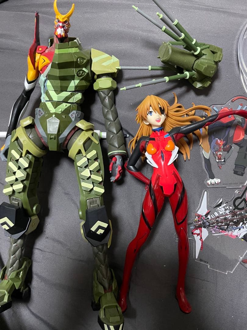 アスカ、2号機フィギュア、アクリルスタンド、ぬいぐるみ