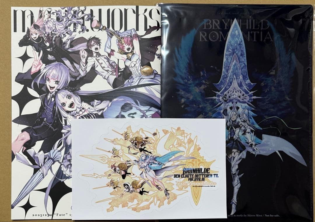 C107 m.m.m.works 三輪士郎 運命論Ⅱ 会場限定グッズセット