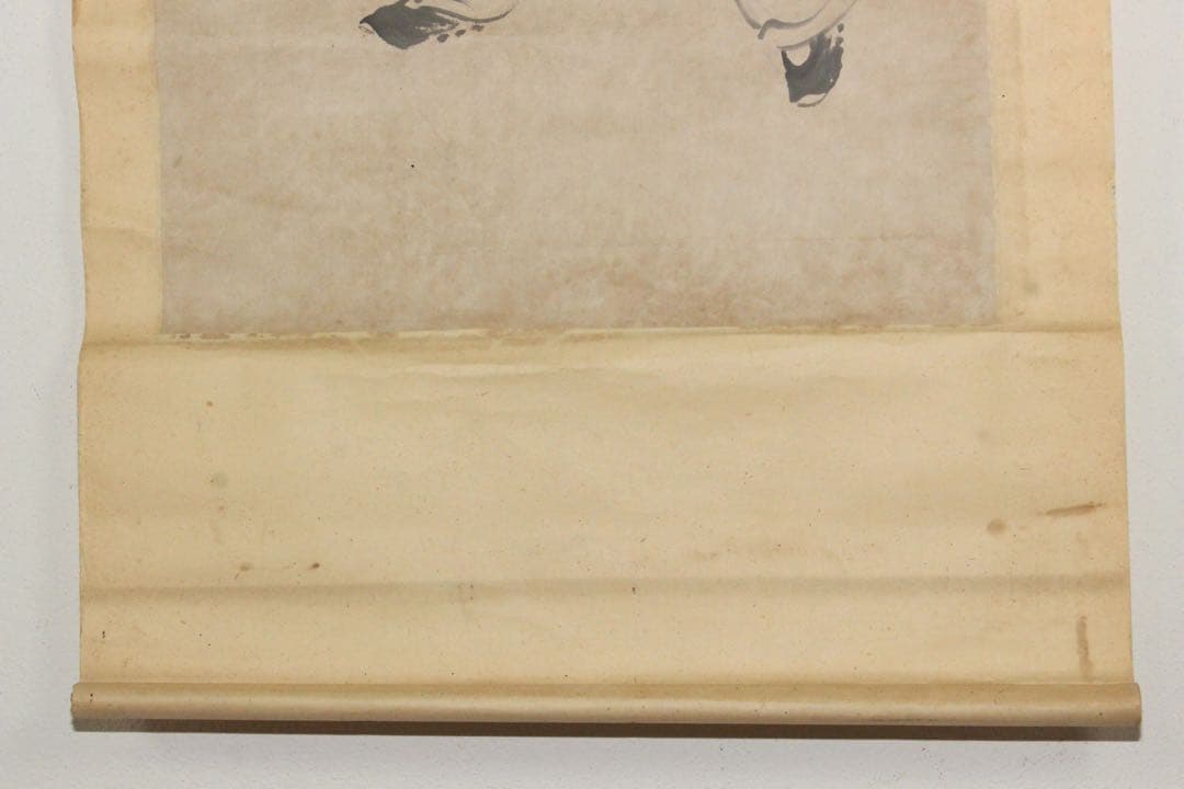 No5569 掛軸　在銘　祥玉　漁夫図　紙本淡彩　唐物　中国画　古画　送料無料