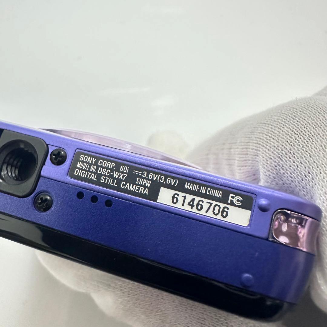 【美品】 SONY デジタルカメラ Cyber-Shot コンデジ　ブルー