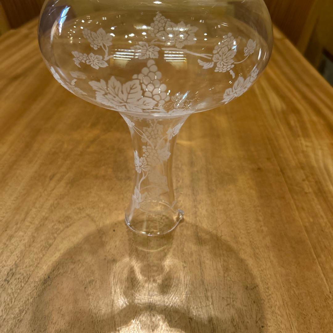 田崎真也　クリスタルガラス　ワインデキャンタ