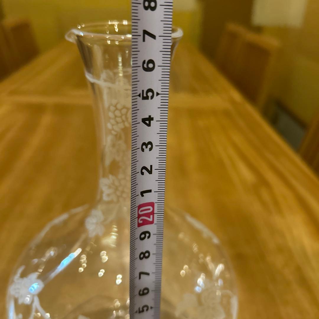 田崎真也　クリスタルガラス　ワインデキャンタ