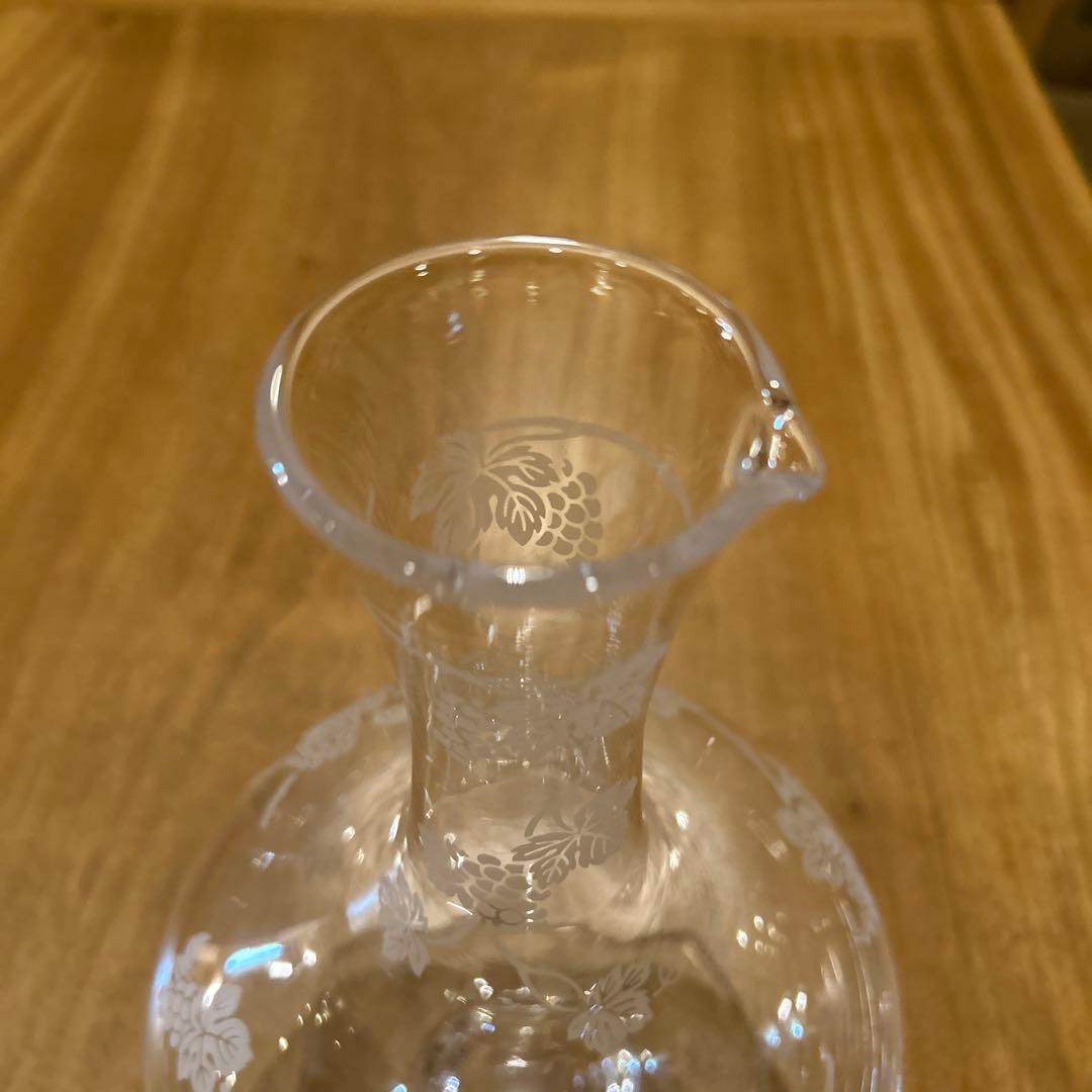 田崎真也　クリスタルガラス　ワインデキャンタ