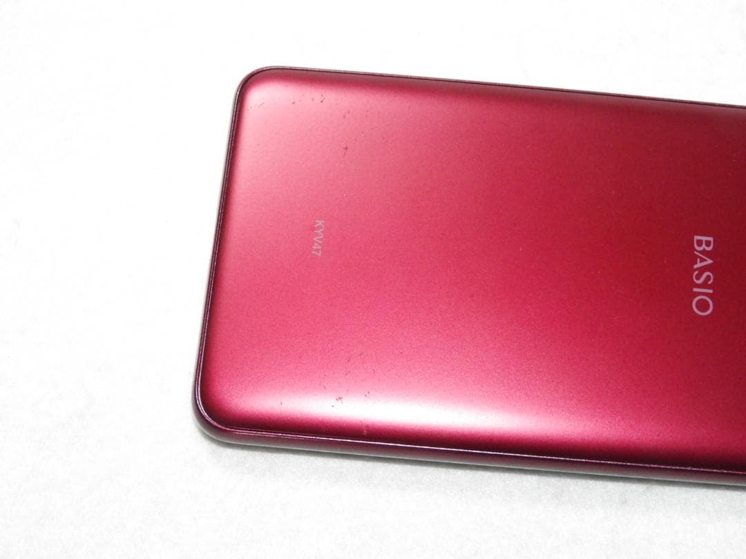 KYOCERA BASIO4 au KYV47 ワインレッド SIMフリー
