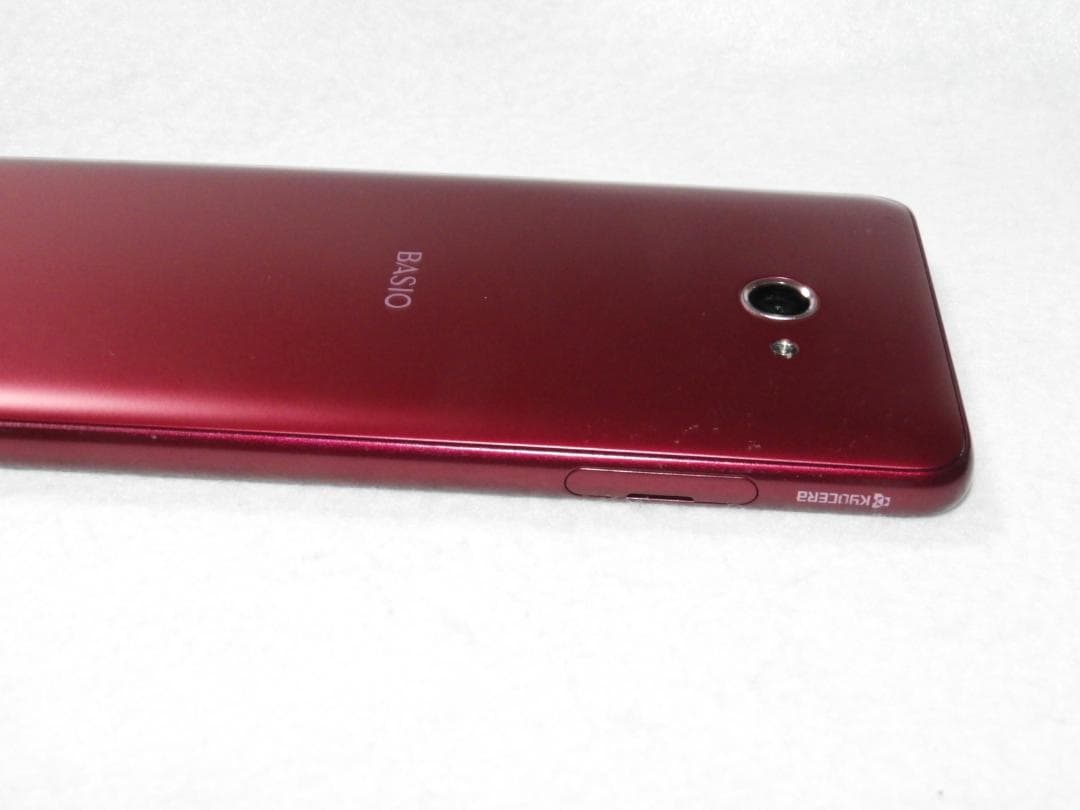 KYOCERA BASIO4 au KYV47 ワインレッド SIMフリー