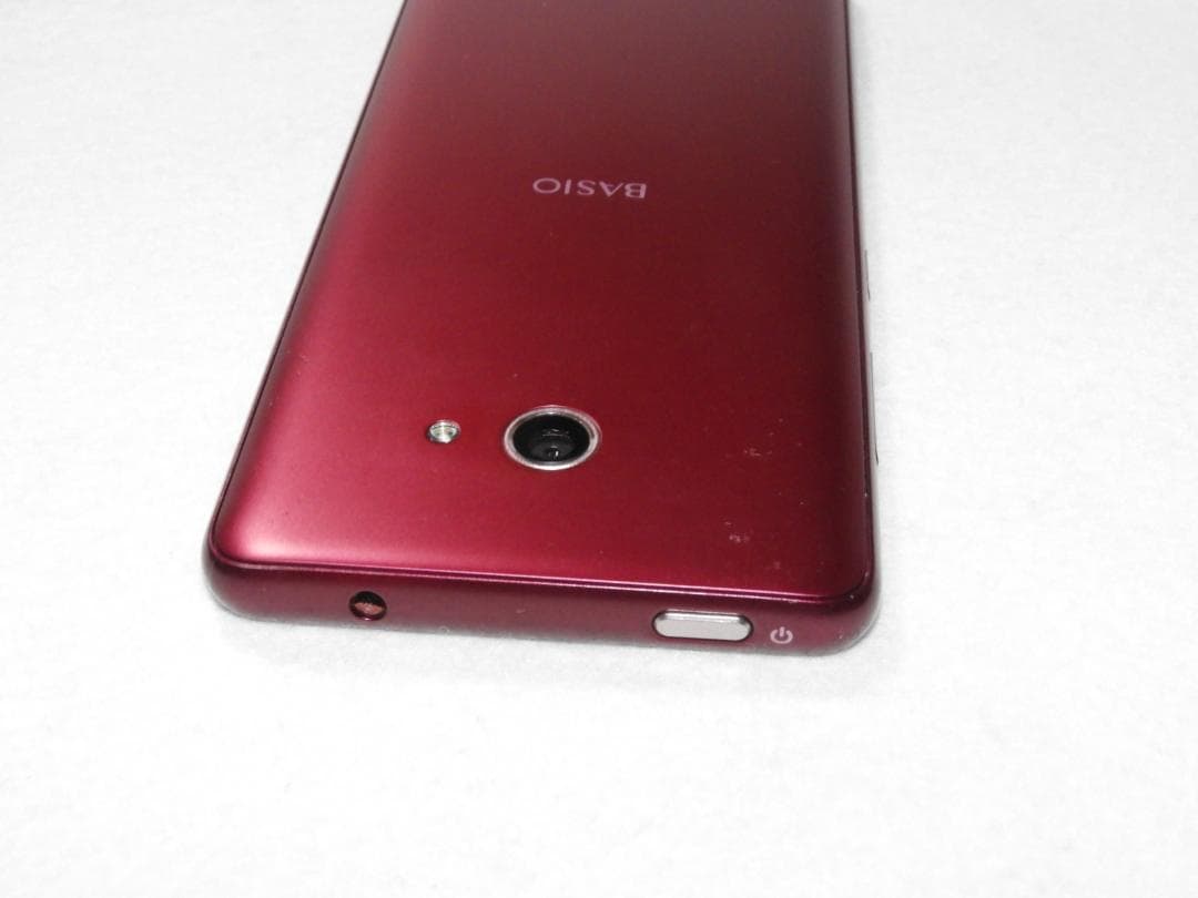 KYOCERA BASIO4 au KYV47 ワインレッド SIMフリー