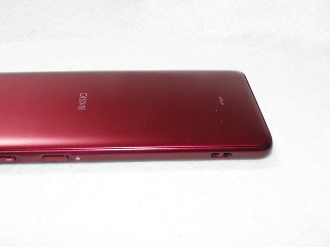 KYOCERA BASIO4 au KYV47 ワインレッド SIMフリー