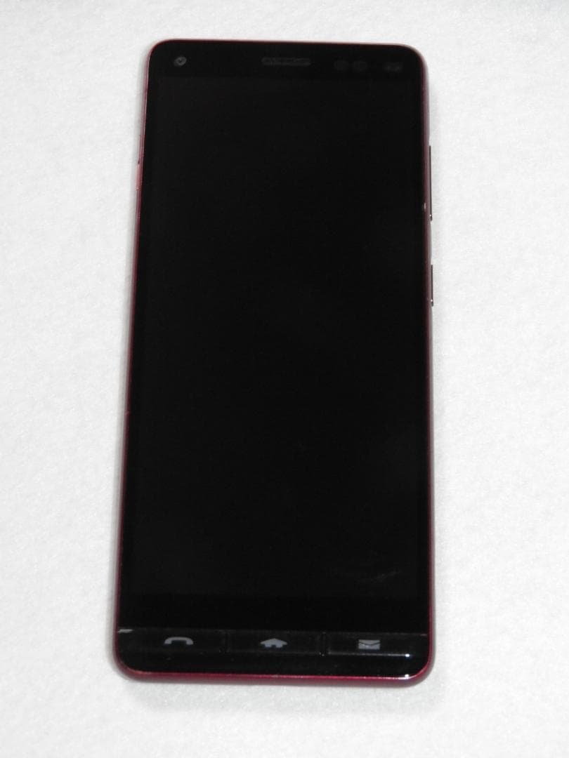 KYOCERA BASIO4 au KYV47 ワインレッド SIMフリー