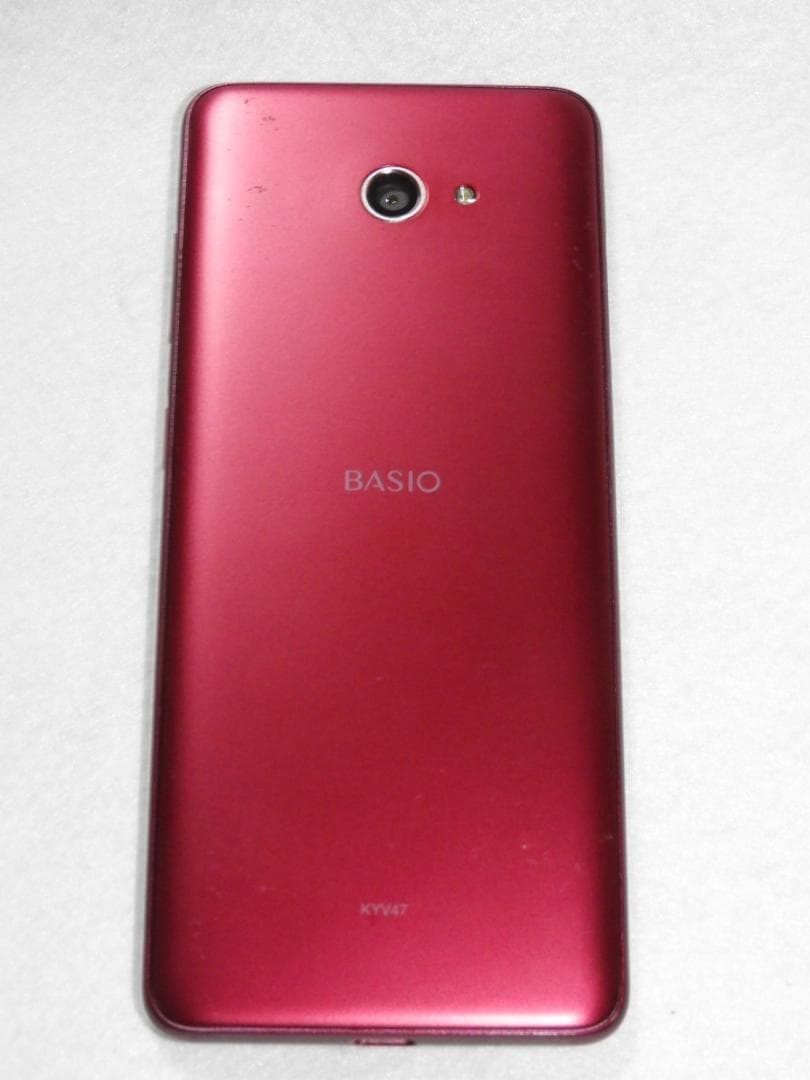 KYOCERA BASIO4 au KYV47 ワインレッド SIMフリー