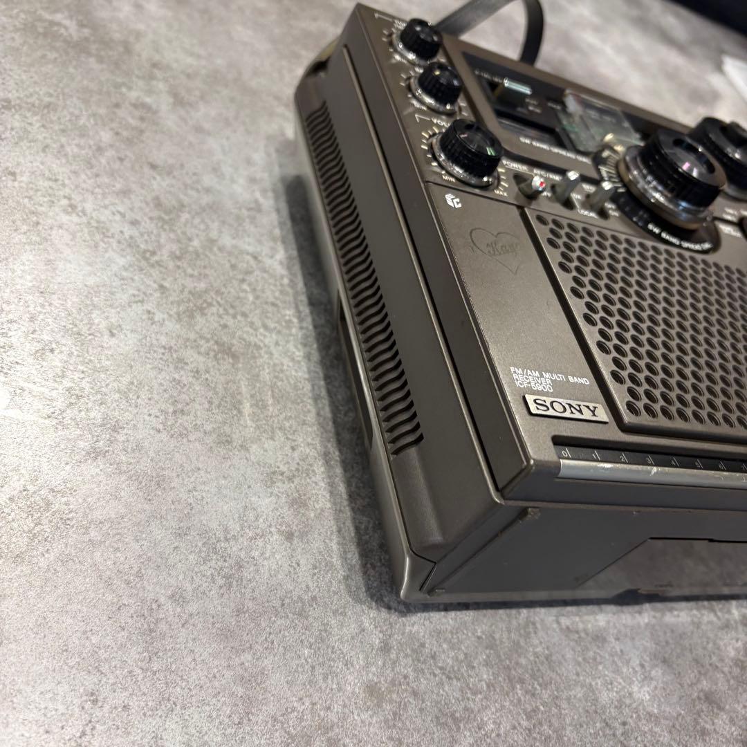SONY ソニー　ICF-5900 スカイセンサー　ラジオ　昭和レトロ