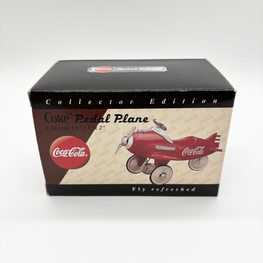 Coca-Cola Coke Pedal Plane 飛行機 レトロ 置物