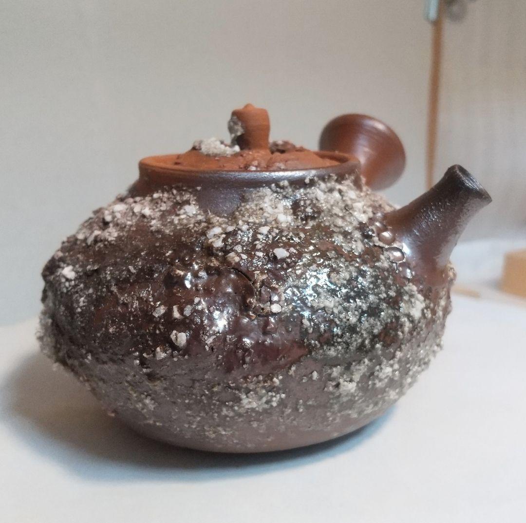 (N3-7）堆泥急須 茶壺 茶道具 茶注 茶注 煎茶道具 煎茶 常滑 備前
