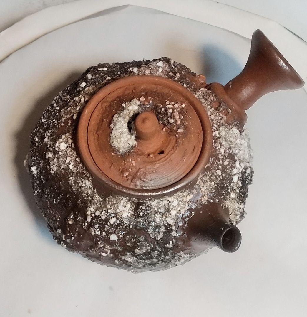 (N3-7）堆泥急須 茶壺 茶道具 茶注 茶注 煎茶道具 煎茶 常滑 備前