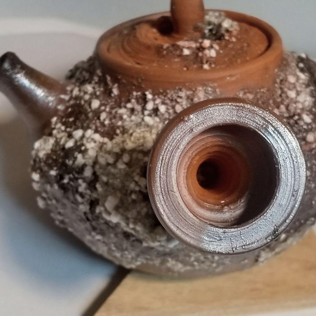 (N3-7）堆泥急須 茶壺 茶道具 茶注 茶注 煎茶道具 煎茶 常滑 備前