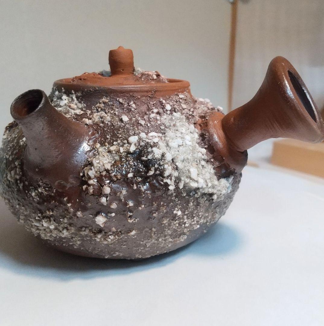 (N3-7）堆泥急須 茶壺 茶道具 茶注 茶注 煎茶道具 煎茶 常滑 備前