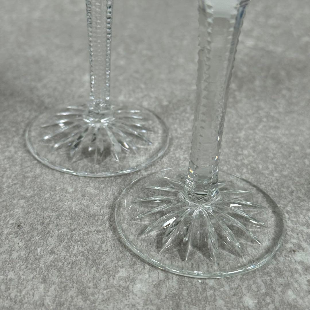 希少 FABERGÉ 高級 ハンドメイド クリスタルガラス 紫 グラス ペア