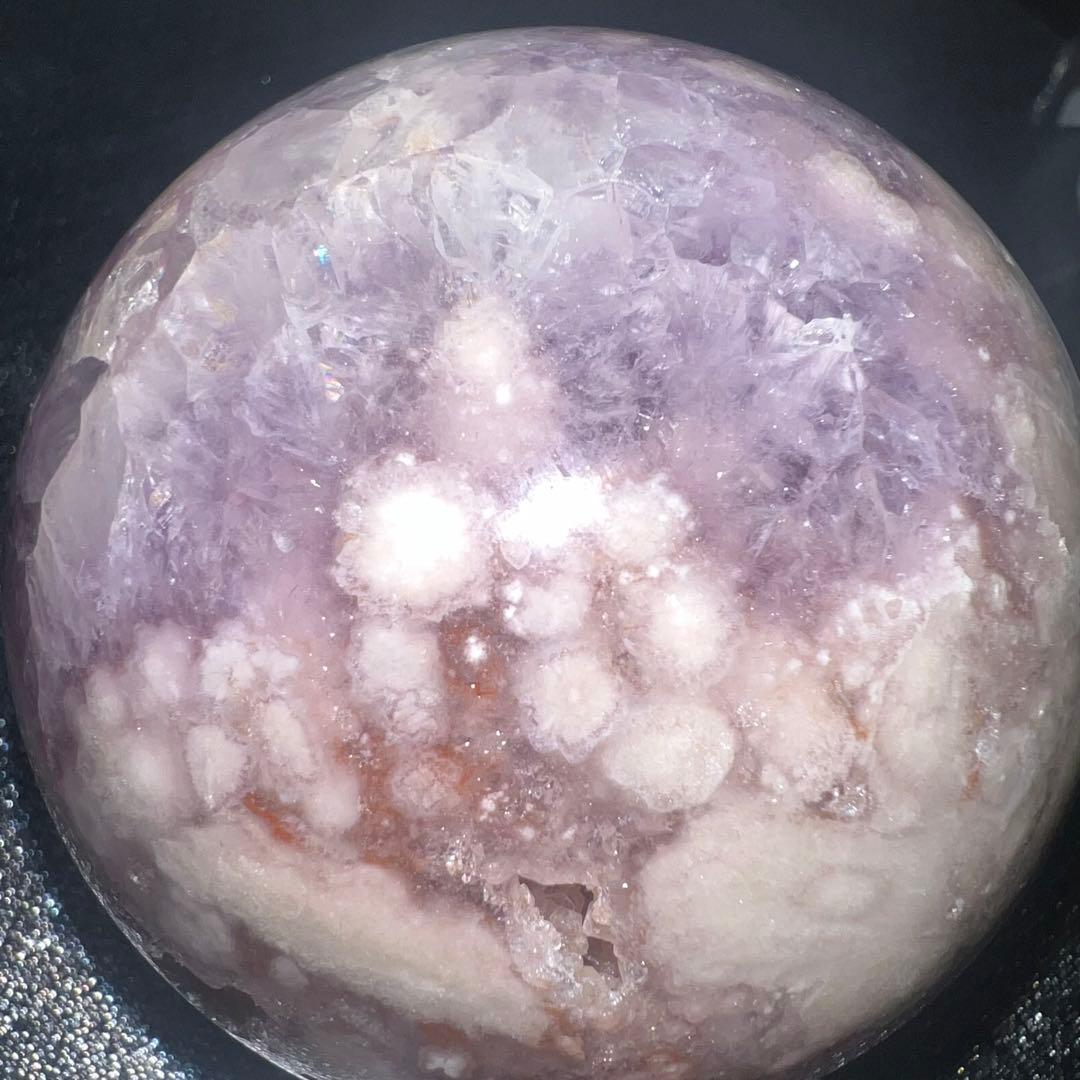 ⑤BIG⭐️ピンクアメジスト⭐️桜瑪瑙⭐️スフィア⭐️フラワーアゲート⭐️花瑪瑙⭐️天然石