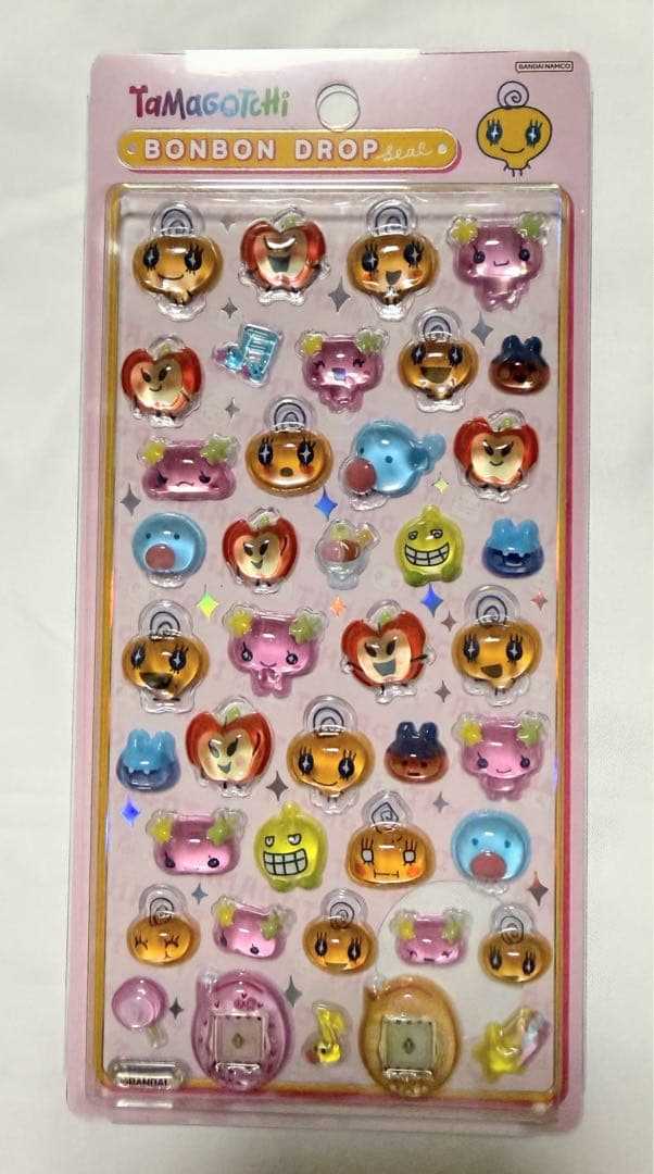 正規品　サンスター文具　ボンボンドロップシール　たまごっち4種セット