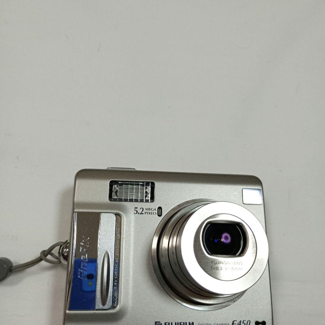 【美品】FUJIFILM FinePix F450☆デジカメ☆シルバー　中古