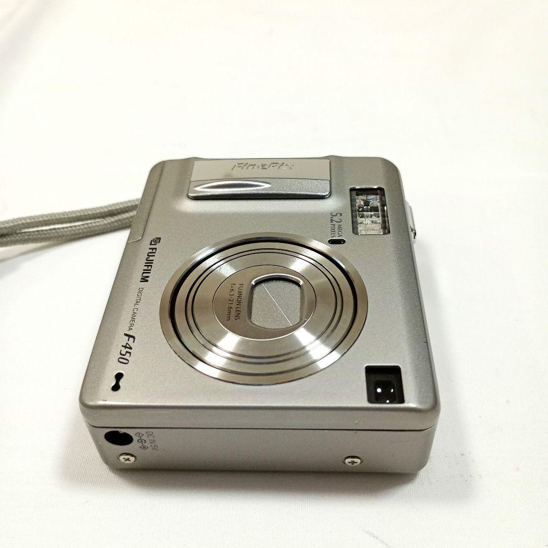 【美品】FUJIFILM FinePix F450☆デジカメ☆シルバー　中古