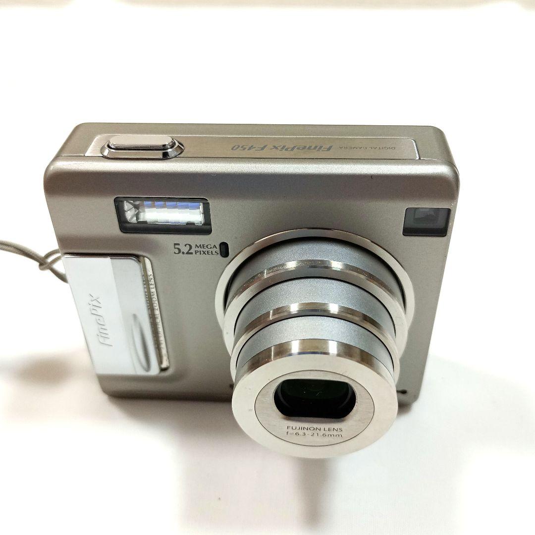 【美品】FUJIFILM FinePix F450☆デジカメ☆シルバー　中古
