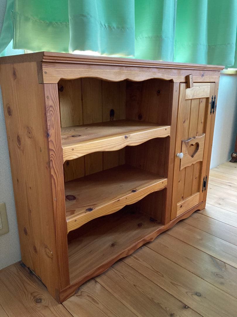 カントリー家具　ハート　チェスト　キャビネット