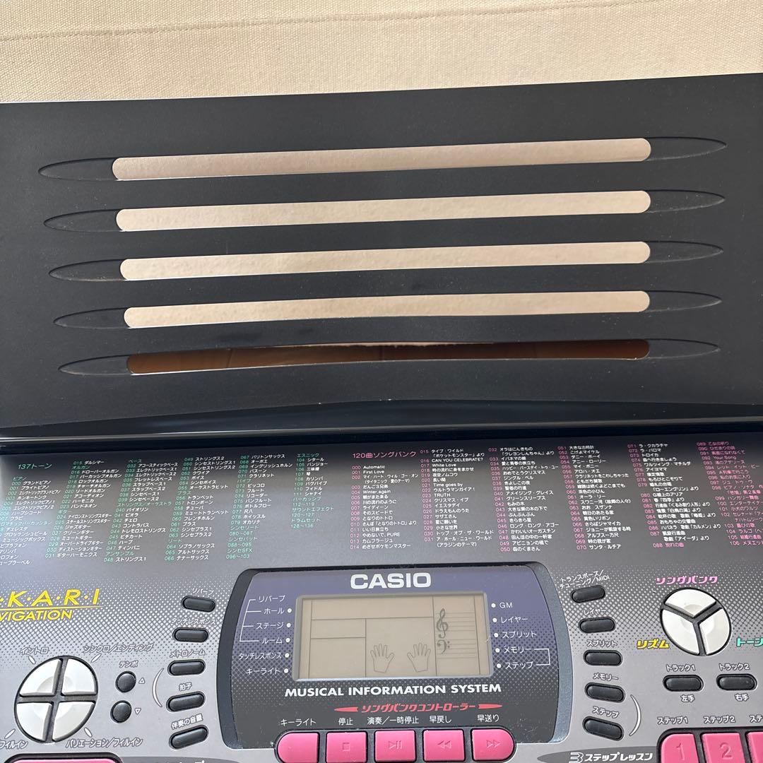 CASIO HIKARI 61鍵キーボード　ヒカリナビゲーション