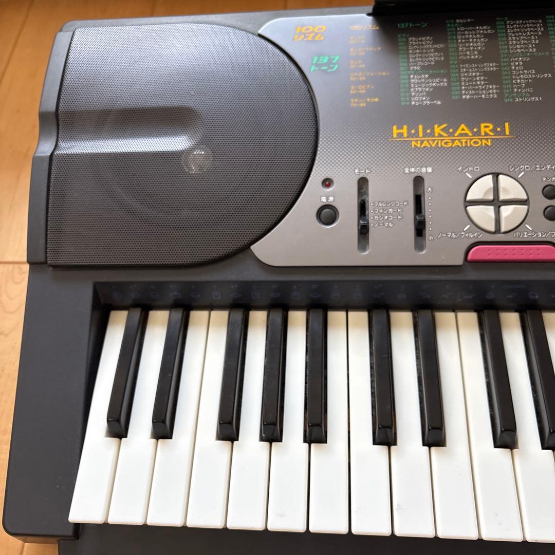 CASIO HIKARI 61鍵キーボード　ヒカリナビゲーション